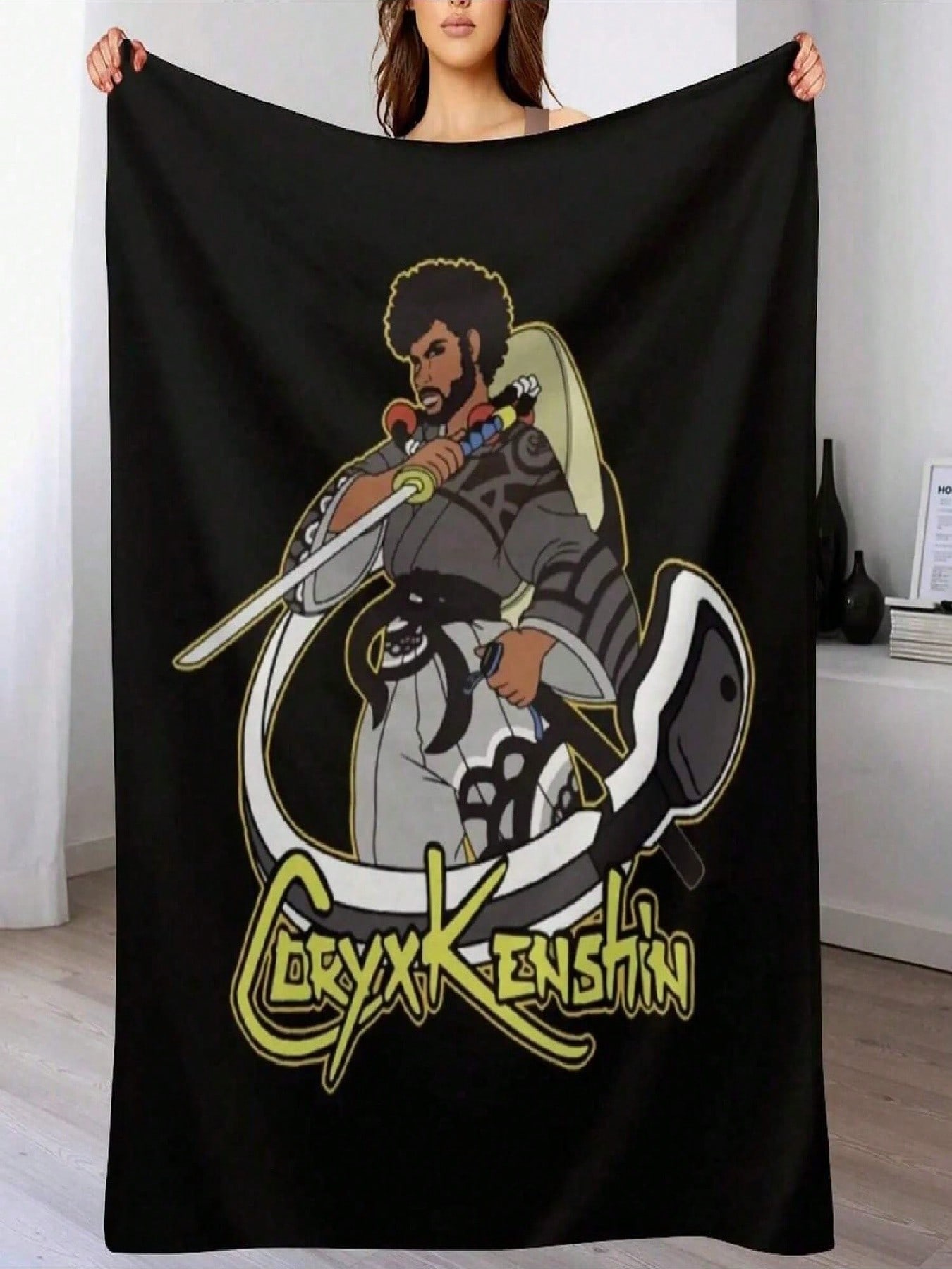 

Coryxkenshin Throw Blanket Blankets Sofas Of Decoration Single Plaid Soft Plush Plaid Blankets 75X95CM сірий колір
