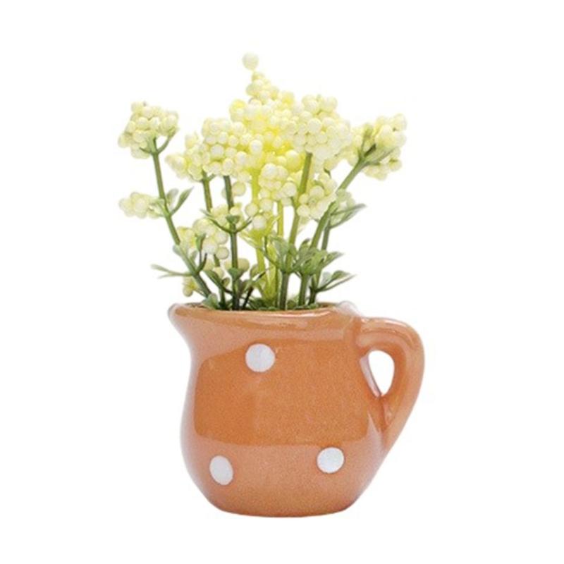 Keramisk Kylskåpsmagnetisk Liten Vas   Blomvas Klistermärke Underhåll Kreativt  Projekt