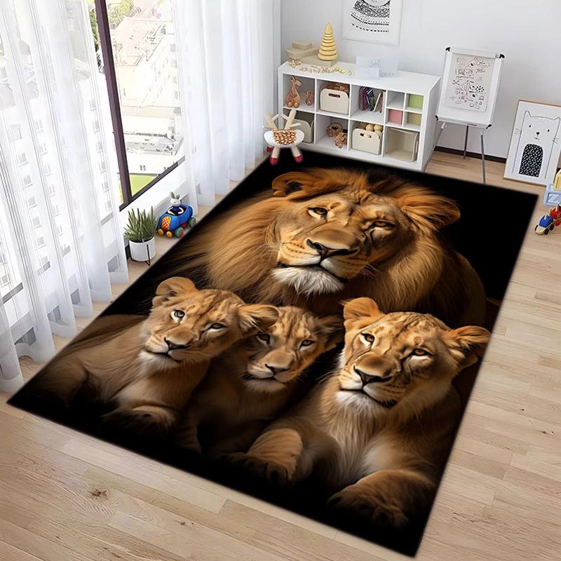 Wild Bears Mountainous Terrain Carpet Is Suitable For Living Room And Bedroom Doormats Office Balcony Decorative Carpet A6