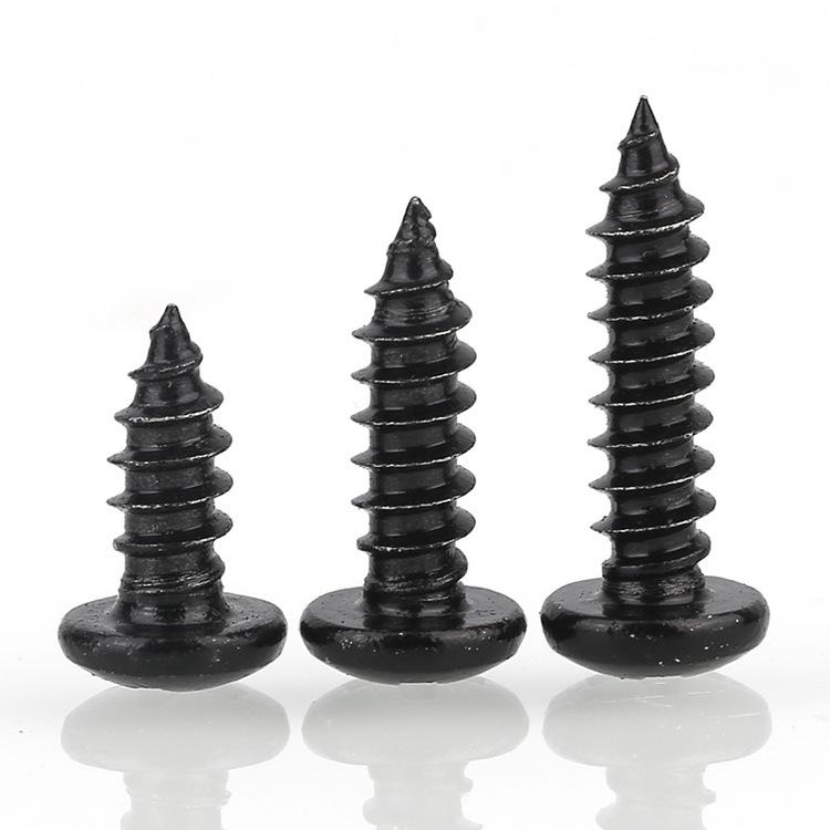304 Stainless Steel Dacromet Plated Round Head Phillips Self-Tapping Pan Head Screws [Sizes: M3-M5]