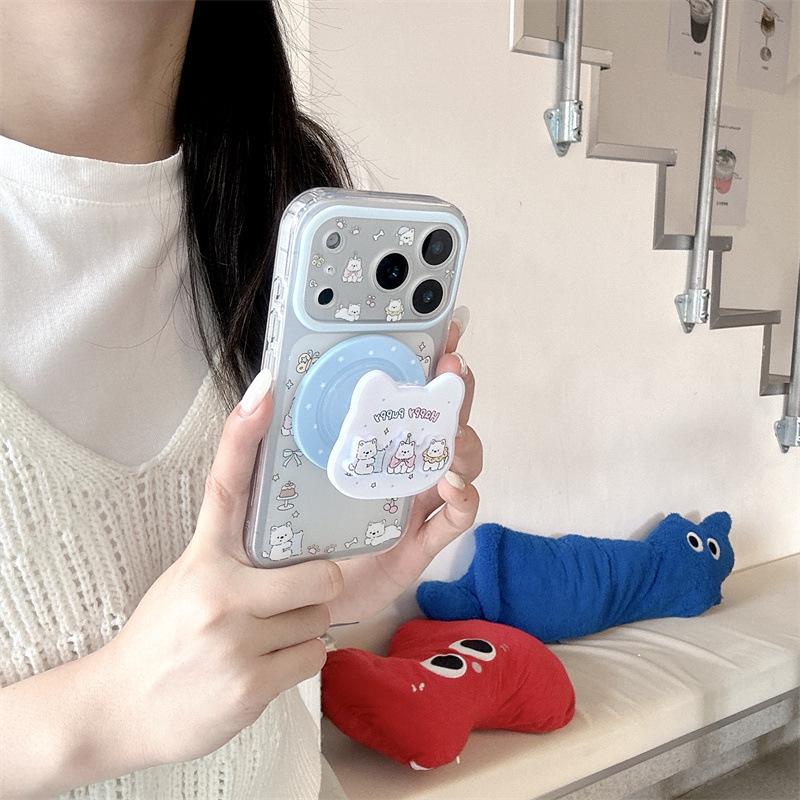 Cartoon West Highland White Terrier Magnetic Phone Case for iPhone 17 / 16 Pro Max / 15 / 14
