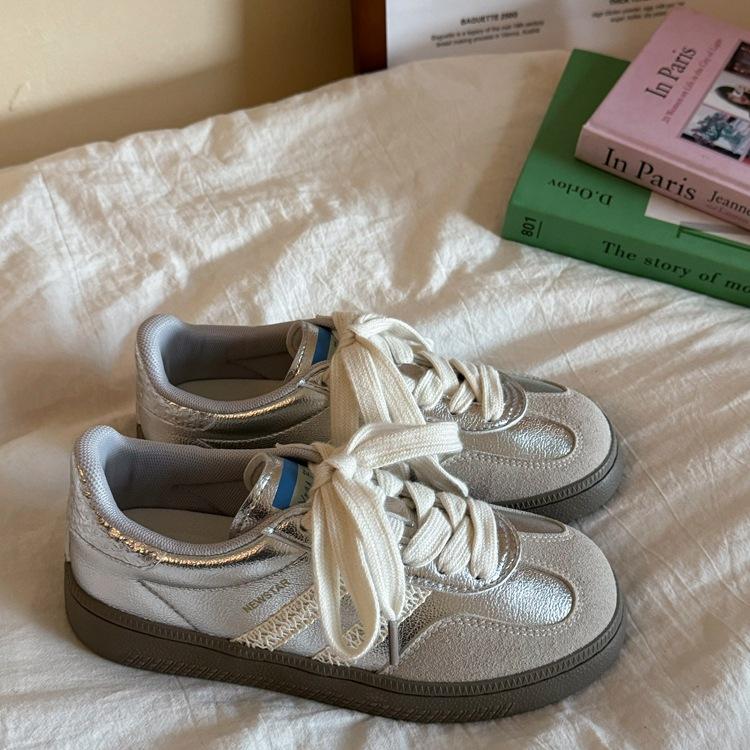 Retro Shoes Women's Summer New Little White Shoes Female Student Sports and Leisure Shoes Board Shoes