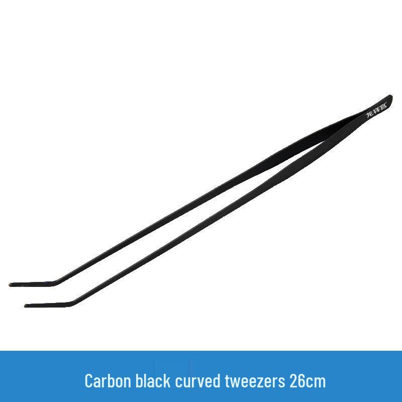 Longxiang Palace Aquarium Landscaping Set: Stainless Steel Tweezers, Feeding Tongs, and Wave Scissors for Aquatic Plants in Fish Tanks