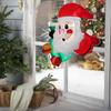 Polyester Inflatable Christmas Santa with LED Lights Large Weatherproof Decor for Outdoor Festive Party