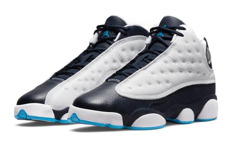 Jordan 13 Retro Hvit Obsidian Pulverblå GS DJ3003-144