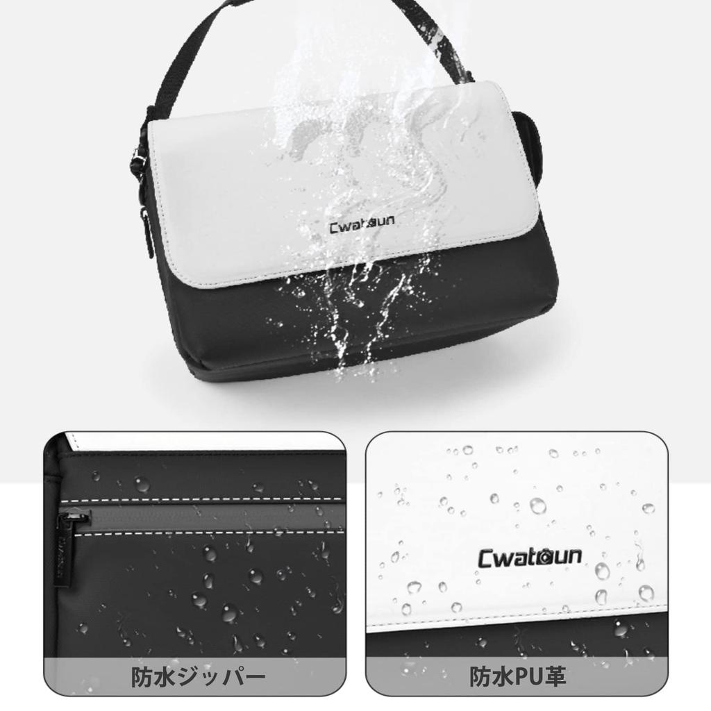 Cwatcun Camera Shoulder Waterproof Camera Case for Large Lightweight Bag, Stylish, Nikon, Canon, Sony, DSLR, SLR, Capacity, Unisex, Fashionable,