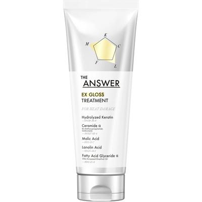 O Tratamento Ex Gloss Answer Para Danos por Calor 220g Aroma de Bergamota e Daphne