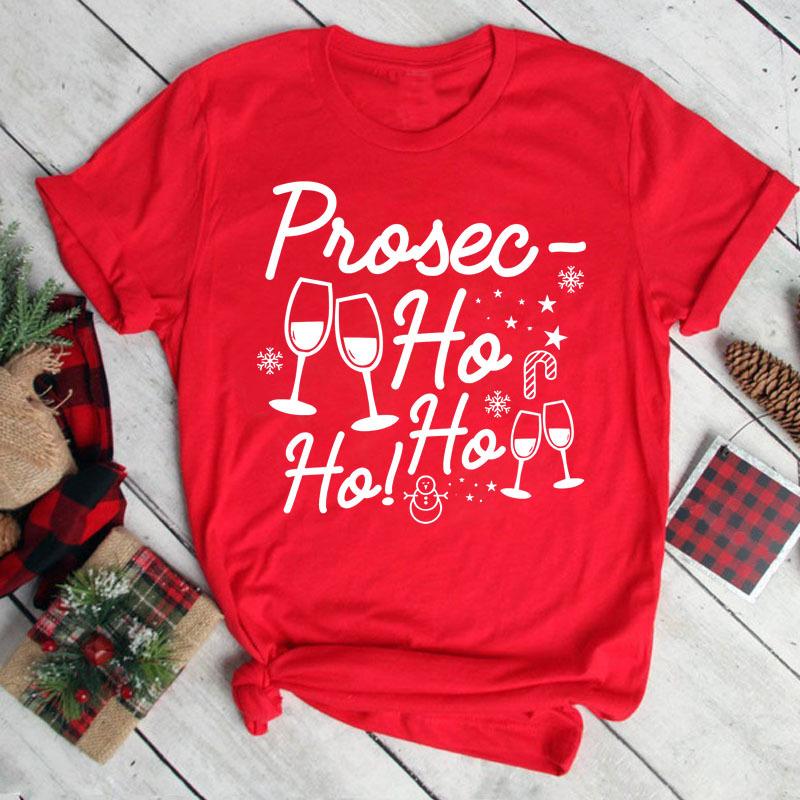 Women's Christmas Collection Printed Plus Size Trendy Letter Pure Cotton Short Sleeved T-Shirts Women’s