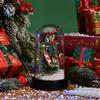 LED Glowing Christmas Snow Scene Ornament - Creative Plastic Tree Cover Decoration