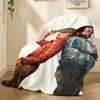 Terence Hill and Bud Spencer Actors Throw 240g flannel blanket, suitable for sofas, beds, offices,  exquisite gift blankets