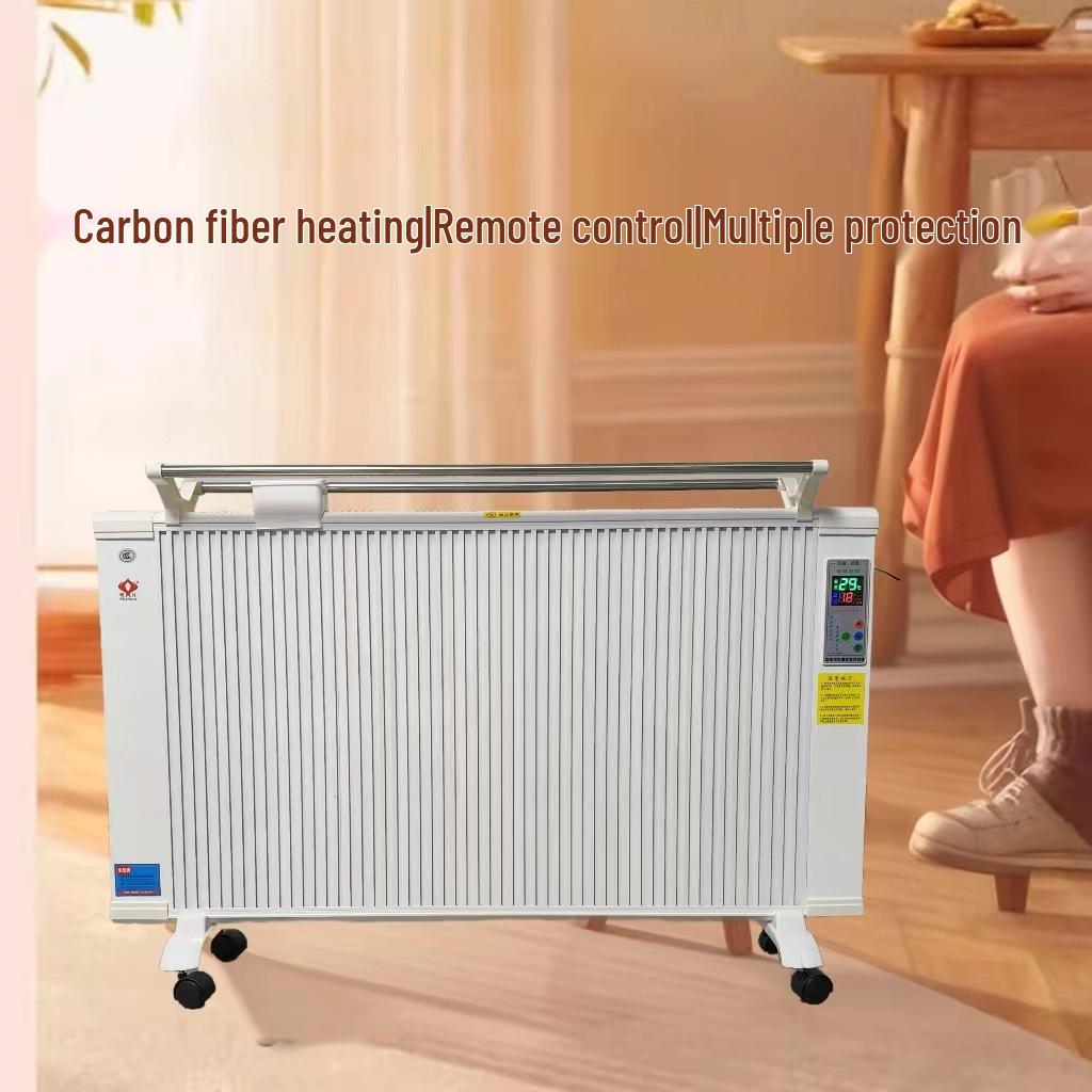 Wandmontierter Elektroheizer aus Kohlefaser: Energiesparend, Schnellheizend, Leise für Schlafzimmer, Badezimmer und Büro