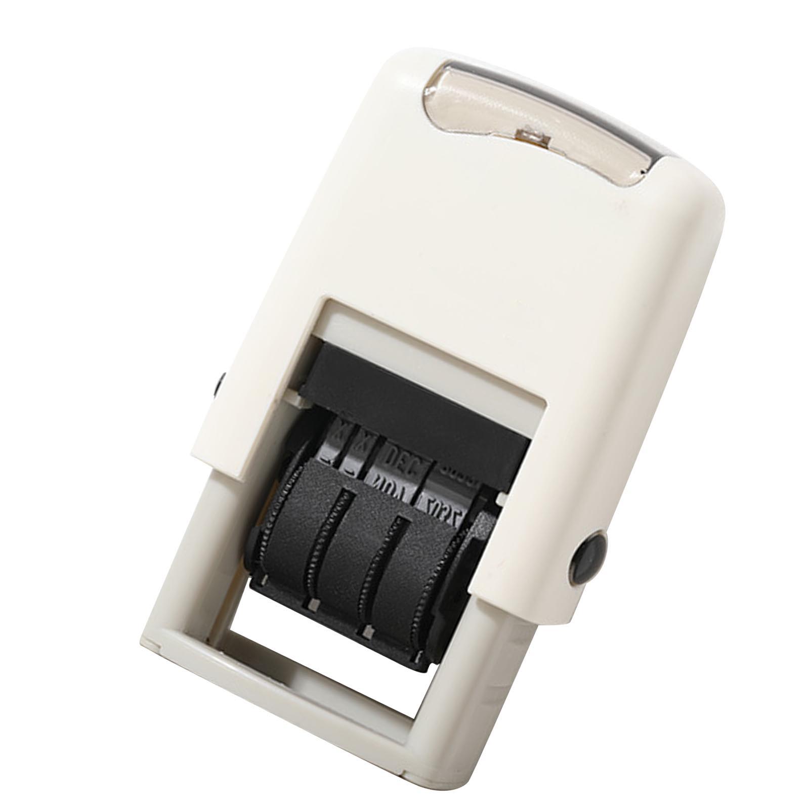 

Date Stamp 25x2.8mm English Date Clear Imprint Quick Drying Self Inking Stamp