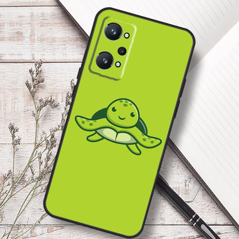 Cartoon Sea Turtle Tortoise For Realme C75 C67 C61 C55 C53 C51 C21Y C25S GT 7 5 6 Pro GT 6T 10 11 12 13 14 Pro Plus Case