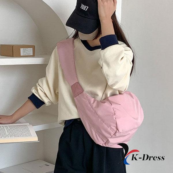 Unisex Nylon Hobo Bag Crossbody Messenger Men Women Shoulder Bag