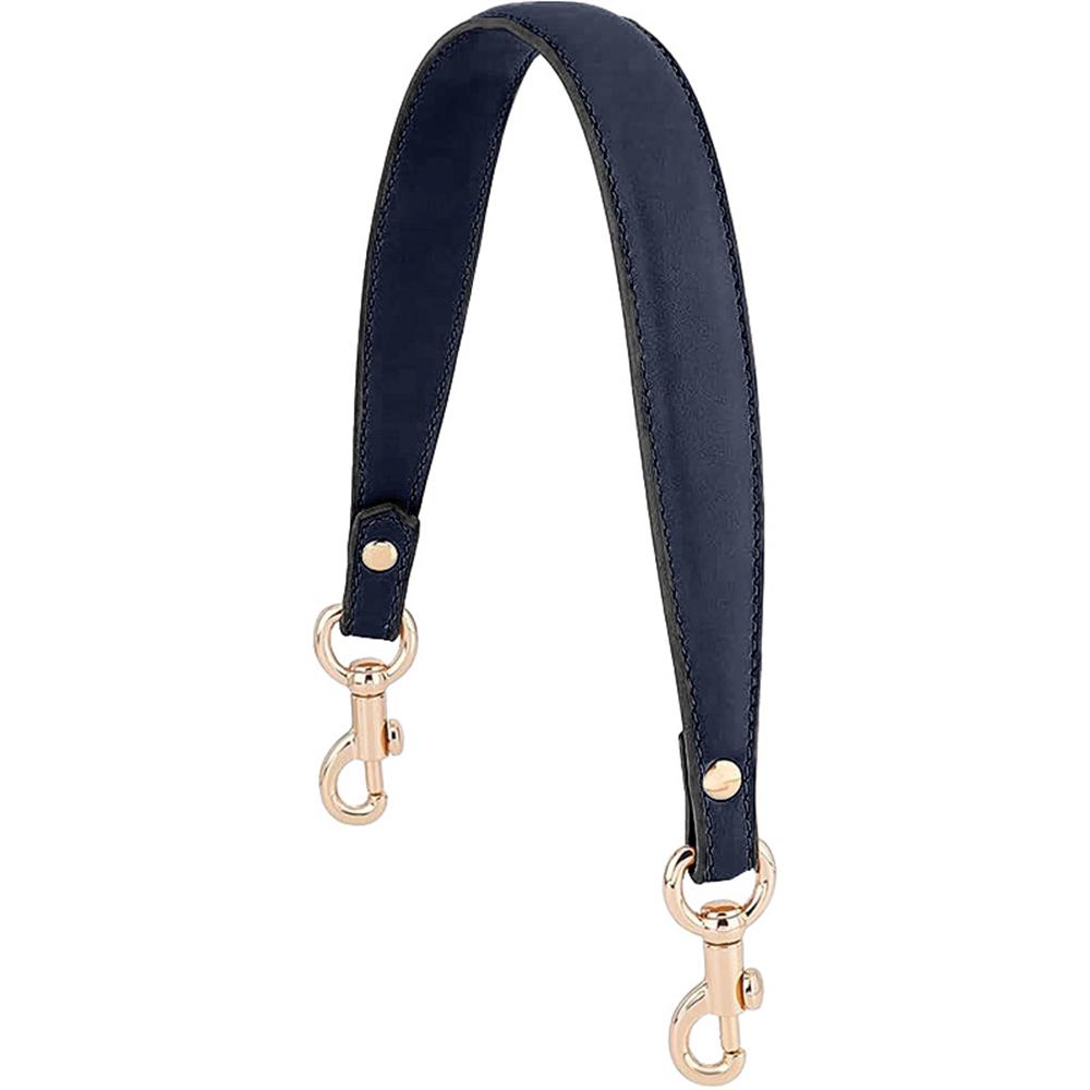 

Replacement Bag Handle Comfortable Handbag Strap Short Bag Strap Pu Leather Wide Bag Handle For Canvas Bags Backpack темно-синього кольору