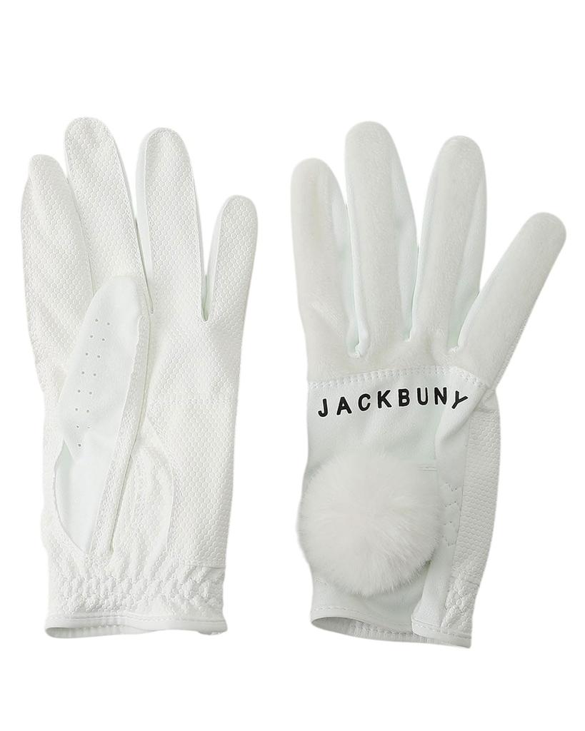 Jack Bunny Women's Golf Gloves (Hand-Handed, Fur Material) - Size 262-5985130 030_White, Size S (19-20cm)