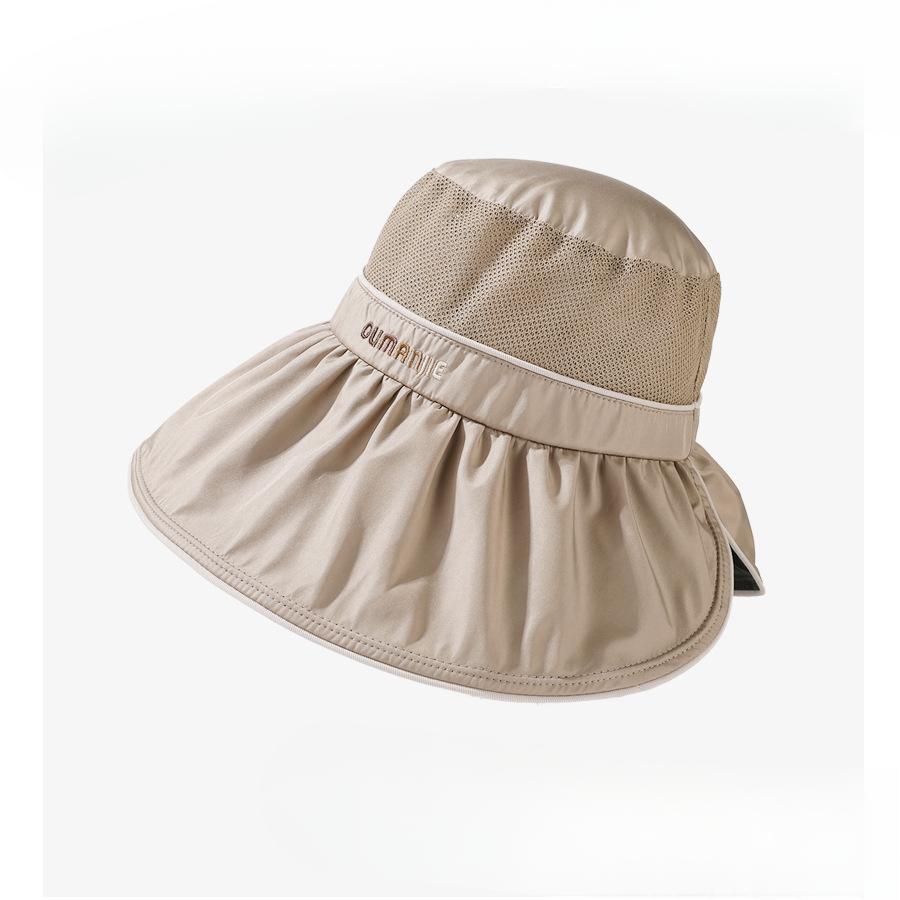 

Солнцезащитная шляпа для женщин, летняя, для активного отдыха, устойчивая к ультрафиолетовому излучению, дышащая, складная шляпа рыбака M(56-58CM)