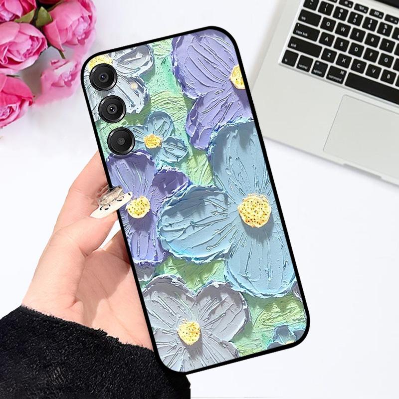 For Samsung A16 Case A16 4G 5G Color Printing Shockproof Silicone TPU Phone Cover For Galaxy A15 Cute Astronaut Bumper Capa