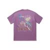 Li Ning T Shirt Unisex Gray Purple AHSU255-2