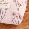 Fashion Card Holder Mini Wallet Korean Style Flower Canvas Zipper Coin Purses Floral Print