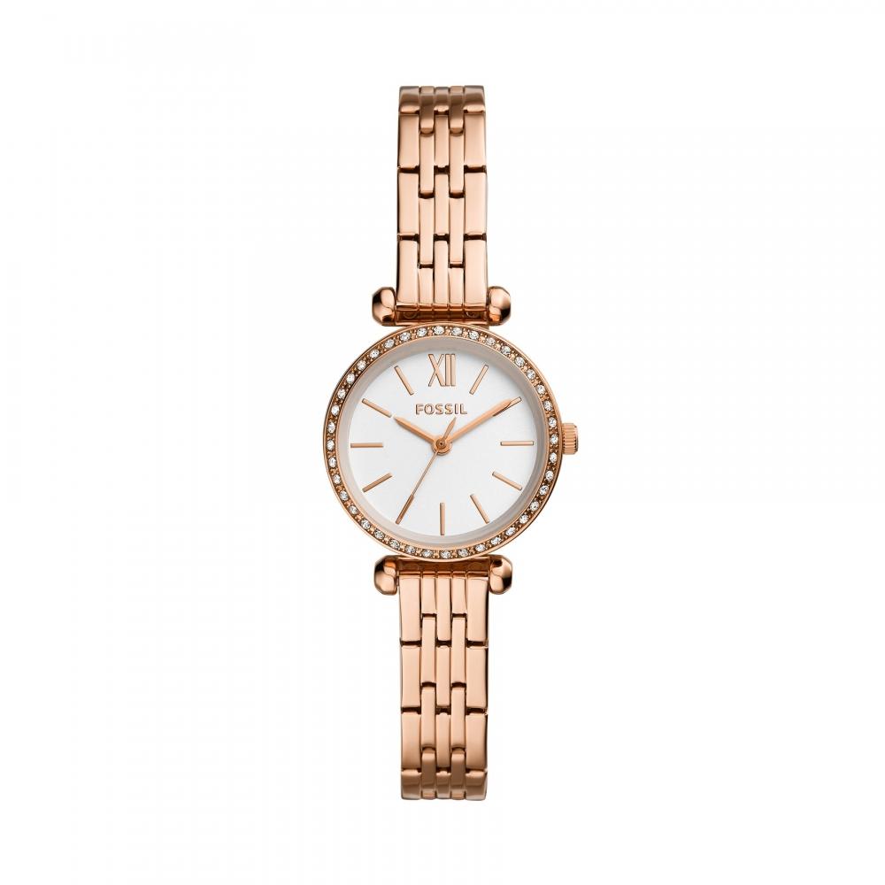 

Fossil Women s Tillie Mini Three-Hand, Rose Gold-Tone Stainless Steel Watch