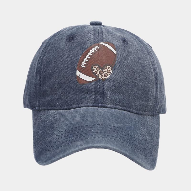 Spring New Personalized Printed Baseball Cap Men's Washed Old Fashion Versatile Cap Trendy Women's Outdoor Sun Hat