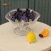 Doll House Simulation Mini Transparent Fruit Tray Decoration Pieces Fruit Food Play Accessories