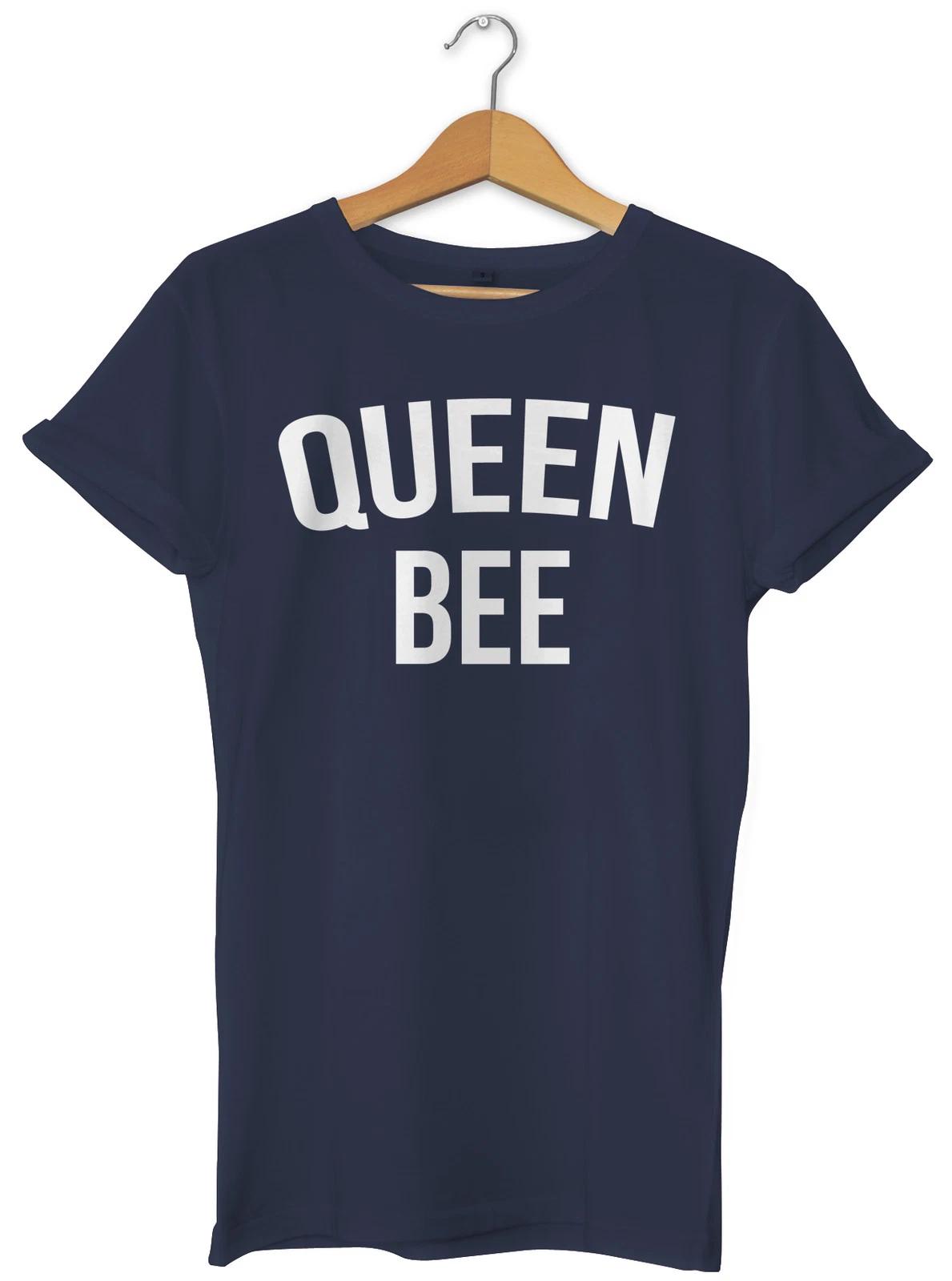 Queen Bee Ladies Womens Mens Hipster Slogan T-Shirt 4XL