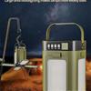 LED Digital Display Camping Light Foldable Hangable Indoor/Outdoor Emergency Light Solar-Powered/Rechargeable Household Light