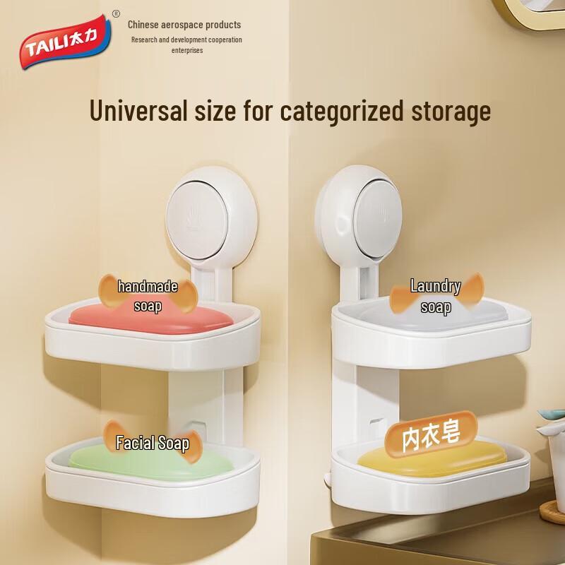 Taili Doppelschichtiger Saugseifenhalter