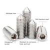 200Pcs 304 Stainless Steel Allen Head Socket Hex Grub Socket Set Screws  Door Handles Knobs