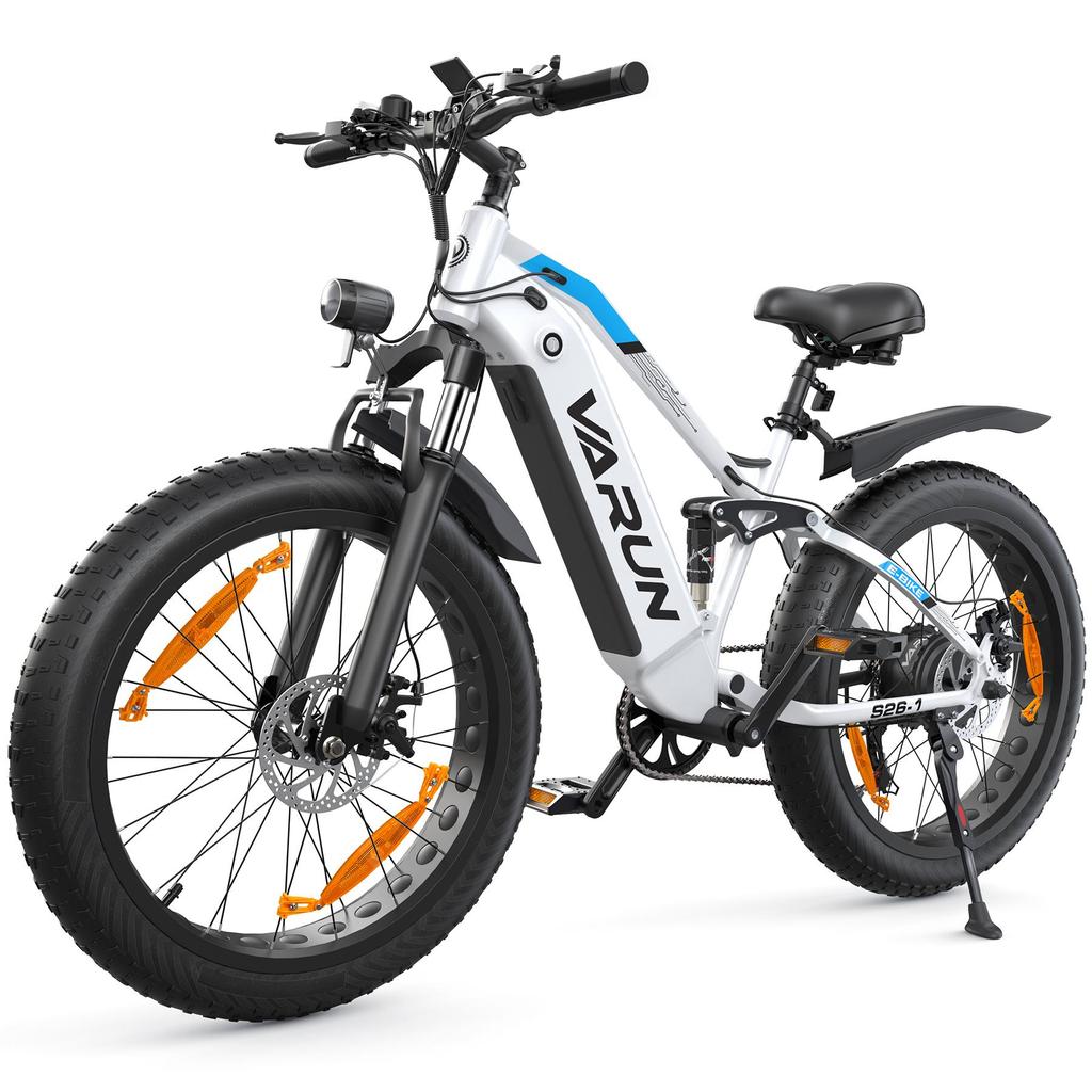 Varun S26-1 Dospělé Horské EBike S Dvojitou Kotoučovou Brzdou 26 Palcové Široké Terénní Pneumatiky Venkovní Elektrické Kolo 48V18Ah Baterie 750W Motor Elektrické Kolo