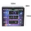 AK-170 Car HIFI Audio Amplifier 12V Small Portable Stereo Amplifier Home Theater Sound System 125X75X40MM