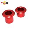 W250 R/X Motorcycle CNC Rear Wheel Shaft Sleeve Alxe Rib Wheel Spacer Tube Gasket For YAMAHA WR250 WR250R WR250X