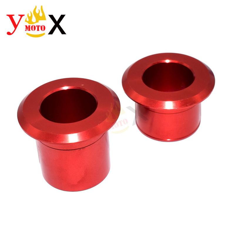 W250 R/X Motorcycle CNC Rear Wheel Shaft Sleeve Alxe Rib Wheel Spacer Tube Gasket For YAMAHA WR250 WR250R WR250X