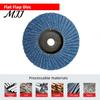 Durable Steel Abrasive Disc 7Pcs 3-inch Angle Grinder Cutting Set for Metal Wood Tile, Resin/Steel Grinding 3 Inch Wheel with 10mm Arbor Mini