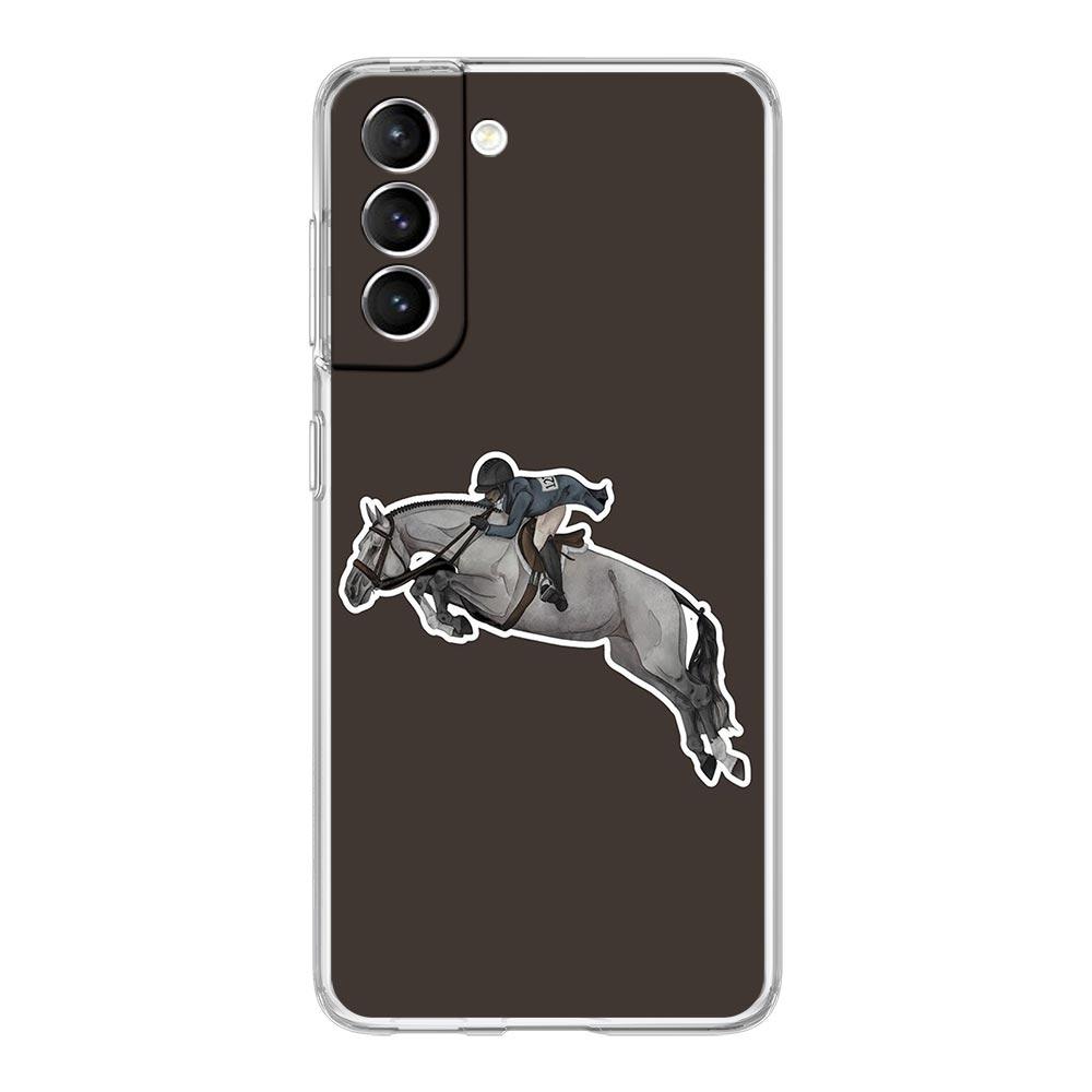 Competition Equestrian Horse Phone Case For Samsung Galaxy S25 S24 Plus S23 FE S22 S21 S20 Ultra 5G S10 S10E Soft Clear Cover