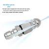 Stainless Steel High-Pressure Sewer Cleaning Nozzle with 1 Front Jet and 6 Rear Jets