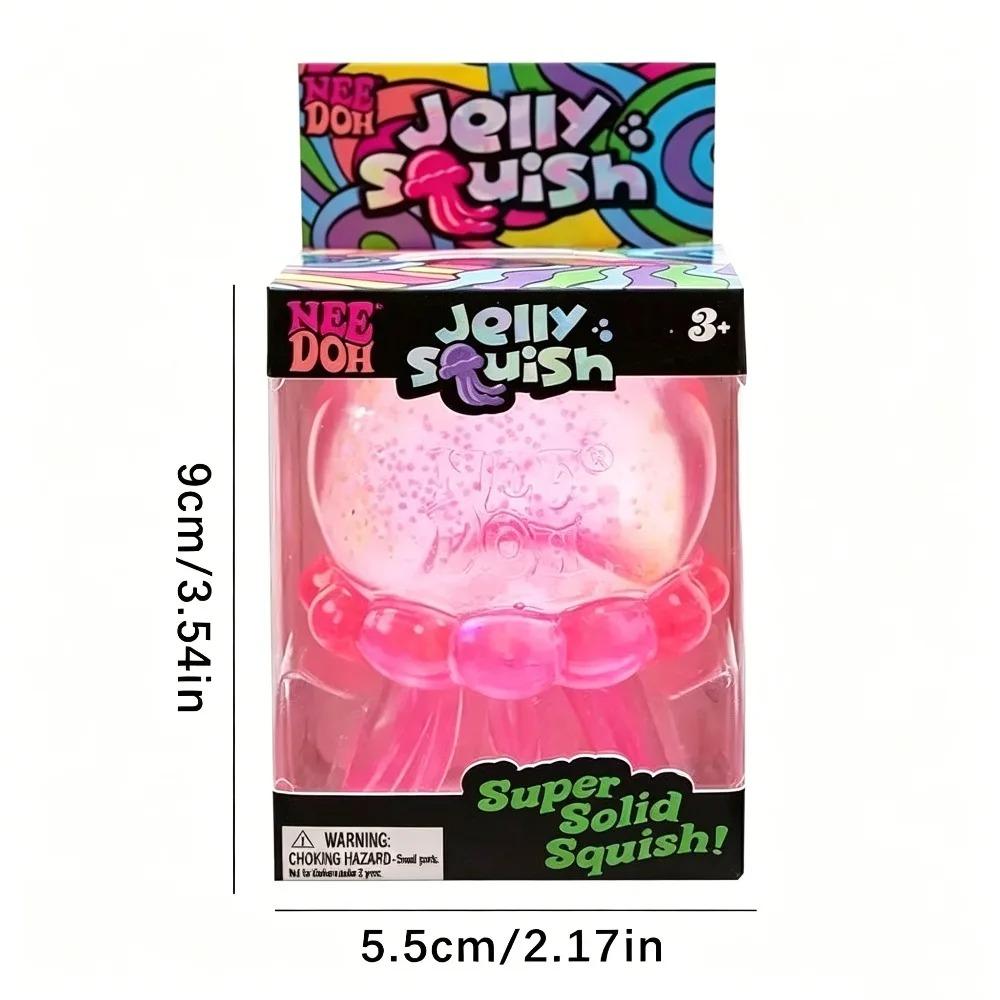 Nee Doh Jelly Octopus Sensory Toy, Water Resistant, Perfect for and Boys Girls
