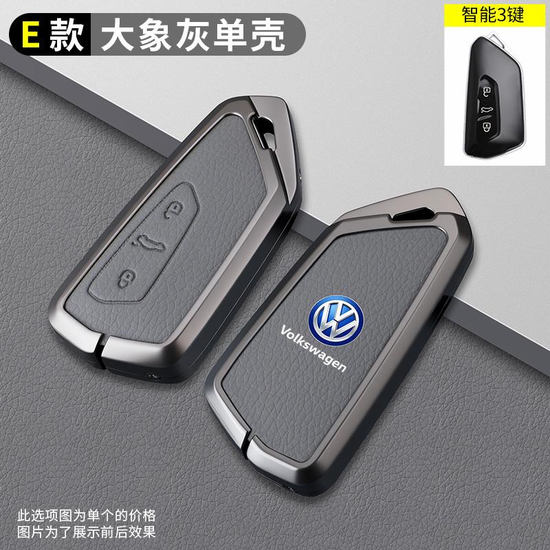 3/5 Button Zinc Alloy Car Remote Key Case Cover Protector Holder Shell Fob For VW Golf 8 ID4 Cupra Formentor Tarraco Mk7 Gti Mk8 pdsh9