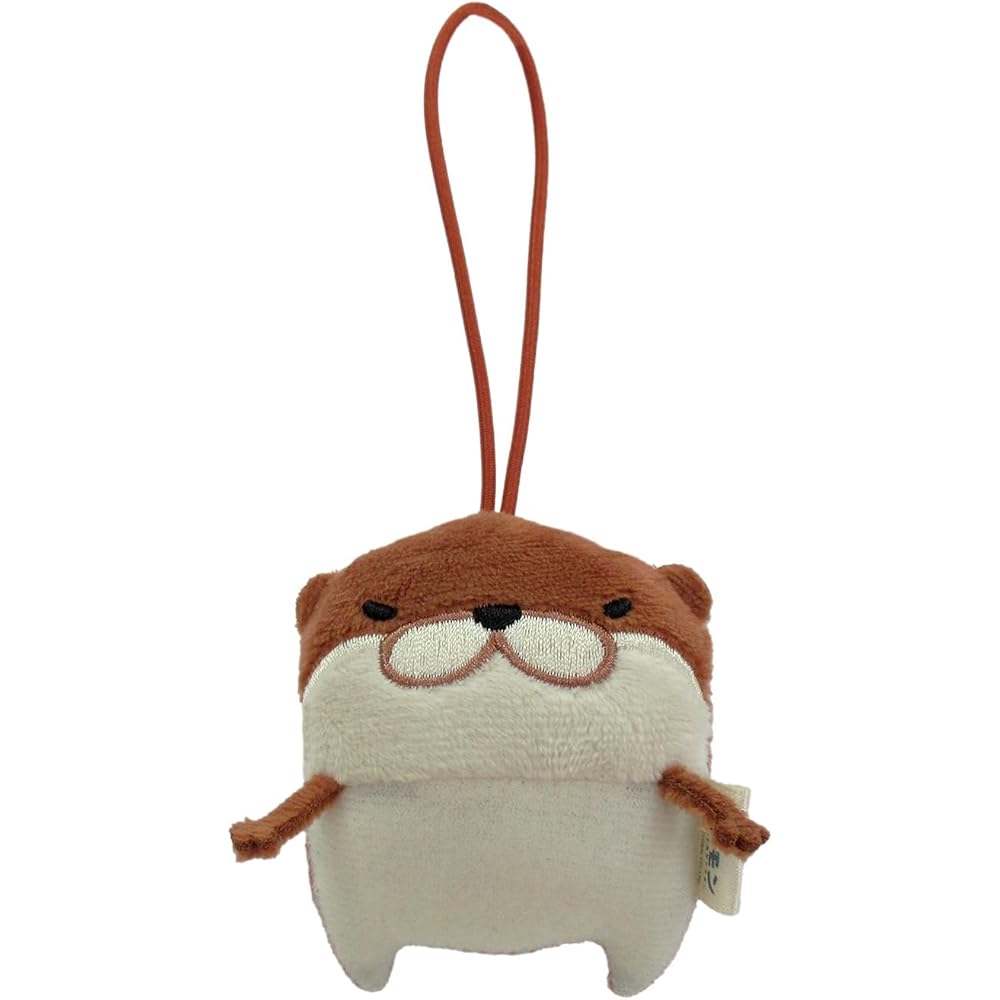 

Morisaka Global Petamon Otter Plush Keychain 5.5x2.5x6.5cm Cute Animal Strap Charm