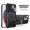For Samsung Galaxy A71 A56 A52 A36 A26 A23 A16 A14 Magnetic Finger Ring Holder Military Protective Casea