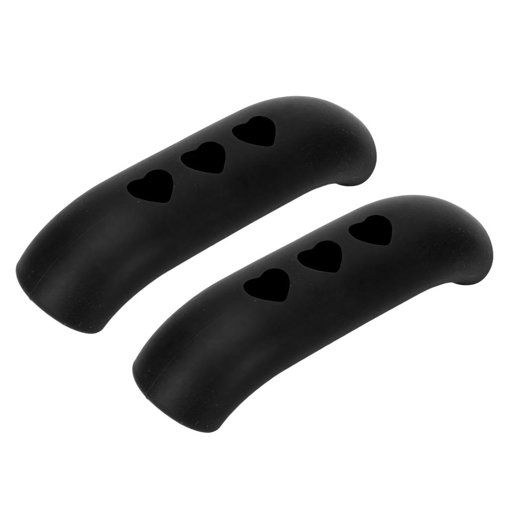 2pcs Silicone Pot Grip Handle Sleeve Heat Resistant Prevent Scald Insulated Hot Handle Holder Cover