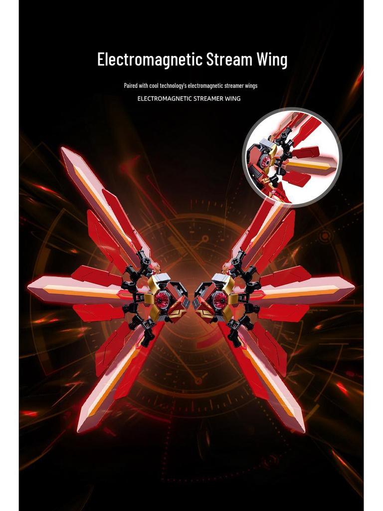 Little Luban B1120-52 Trident Athena Mecha Ember Guerrilla Building Block Toy