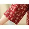 2025 Literary Retro Vacation Style Travel Dress Plus Covering Flesh Skinny V-Neck Long Dresses