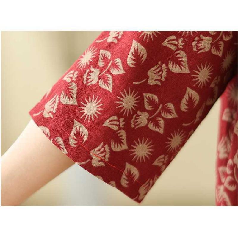 2025 Literary Retro Vacation Style Travel Dress Plus Covering Flesh Skinny V-Neck Long Dresses