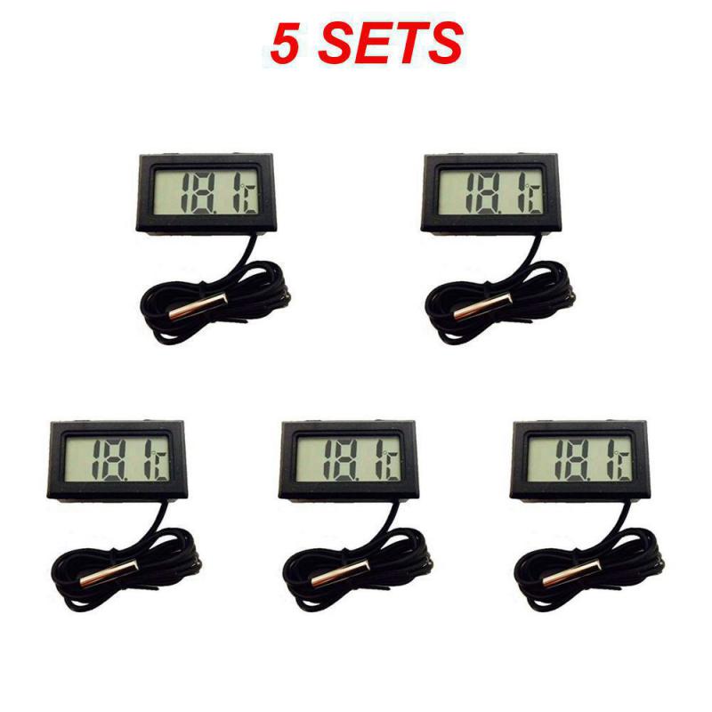 1-5pcs LCD Digital Thermometer For Freezer Temperature -50~110 Degree Refrigerator Fridge Thermometer