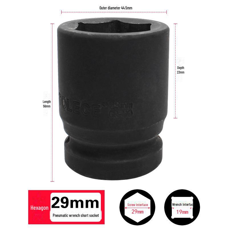 Tolis 3/4” Heavy Duty Pneumatický imbusový klíč 17-41mm