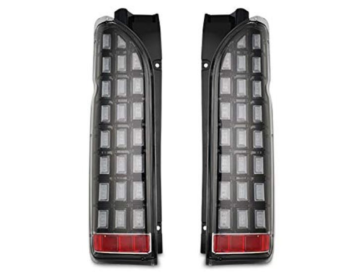 

Задний фонарь Hiace Hiace Regius Ace 200-й серии Светодиодный задний фонарь Прозрачный x Внутренний черный 200-я серия Совместим со всеми моделями [ZERO HOUSE]