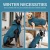 Waterproof Dog Coat with Hood Reflective Winter Pet Jacket Warm Windproof Fleece Lined Dog Clothes for Large Medium Dogs